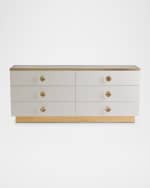 Image 3 of 7: Julia Buckingham for Global Views London 6-Drawer Dresser