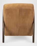 Image 4 of 6: Four Hands Sandro Leather Accent Chair