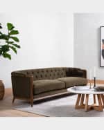 Image 4 of 7: Four Hands Ellsworth Tufted Sofa, 91"