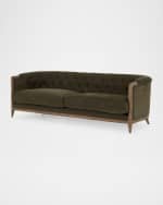 Image 1 of 7: Four Hands Ellsworth Tufted Sofa, 91"
