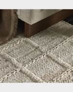 Image 5 of 5: Four Hands Grid Hand-Woven Jute Rug, 8' x 10'