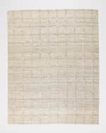 Image 1 of 5: Four Hands Grid Hand-Woven Jute Rug, 8' x 10'
