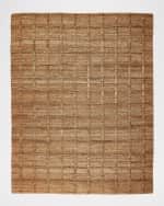 Image 1 of 5: Four Hands Grid Hand-Woven Jute Rug, 8' x 10'