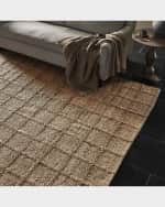 Image 4 of 5: Four Hands Grid Hand-Woven Jute Rug, 9' x 12'