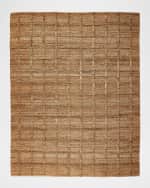 Image 1 of 5: Four Hands Grid Hand-Woven Jute Rug, 9' x 12'
