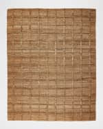 Image 1 of 6: Four Hands Grid Hand-Woven Jute Rug, 10' x 14'