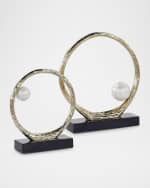 Image 2 of 2: John-Richard Collection Anello di Perle Sculpture on Iron Base, Small