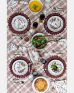 Image 6 of 6: Juliska Country Estate Harvest Assorted Party Plates, Set of 4 
