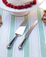 Image 2 of 3: Juliska Berry & Thread Polished Cake Knife and Server Set