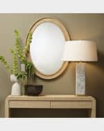 Image 2 of 3: Jamie Young Preston 30" Mother of Pearl Table Lamp