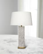 Image 1 of 3: Jamie Young Preston 30" Mother of Pearl Table Lamp