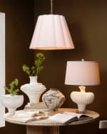 Image 2 of 3: Jamie Young Scalloped 24" Hanging Pendant
