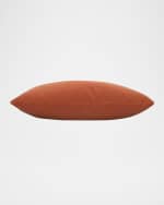 Image 3 of 4: Elaine Smith Lush Velvet Corded Indoor/Outdoor Lumbar Pillow, 12" x 20"