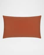 Image 4 of 4: Elaine Smith Lush Velvet Corded Indoor/Outdoor Lumbar Pillow, 12" x 20"