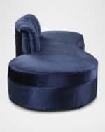 Image 4 of 6: Haute House Layla Petite Velvet Sofa, 90"