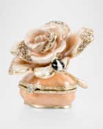 Image 3 of 6: Jay Strongwater Sabrina Rosalie Rose Box