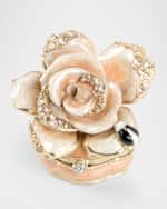 Image 2 of 6: Jay Strongwater Sabrina Rosalie Rose Box