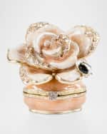 Image 1 of 6: Jay Strongwater Sabrina Rosalie Rose Box