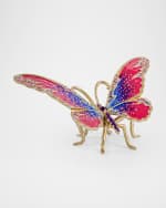 Image 3 of 6: Jay Strongwater Puccini Large Butterfly Objet