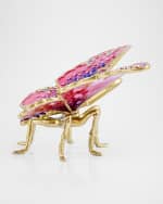 Image 5 of 6: Jay Strongwater Puccini Large Butterfly Objet