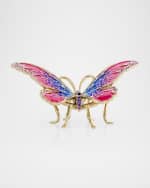 Image 2 of 6: Jay Strongwater Puccini Large Butterfly Objet