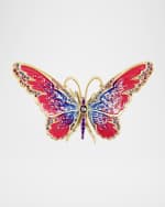 Image 1 of 6: Jay Strongwater Puccini Large Butterfly Objet