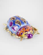 Image 3 of 5: Jay Strongwater Celo Beetle Objet