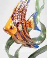 Image 5 of 6: Jay Strongwater Simone & Jacques Swimming Angel Fish