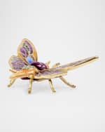 Image 3 of 6: Jay Strongwater Rosey Moth Objet