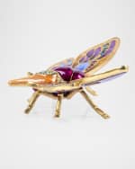 Image 2 of 6: Jay Strongwater Rosey Moth Objet