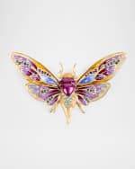 Image 1 of 6: Jay Strongwater Rosey Moth Objet