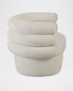 Image 3 of 5: Haute House Heidi Boucle Barrel Chair