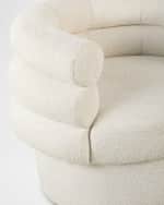 Image 5 of 5: Haute House Heidi Boucle Barrel Chair