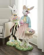 Image 3 of 5: MacKenzie-Childs Mrs. Rabbit Rosy Trophy, 43"