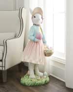 Image 4 of 5: MacKenzie-Childs Mrs. Rabbit Rosy Trophy, 43"