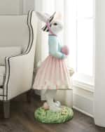 Image 5 of 5: MacKenzie-Childs Mrs. Rabbit Rosy Trophy, 43"