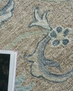 Image 5 of 7: Exquisite Rugs Claremont Hand-Tufted Oushak Rug, 5' x 8'