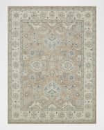 Image 1 of 7: Exquisite Rugs Claremont Hand-Tufted Oushak Rug, 8' x 10'