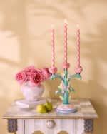 Image 3 of 4: MacKenzie-Childs Rosy Check Large Vase