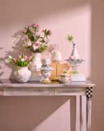 Image 4 of 4: MacKenzie-Childs Rosy Check Large Vase