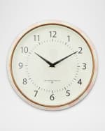 Image 1 of 3: MacKenzie-Childs Rosy Check School Clock
