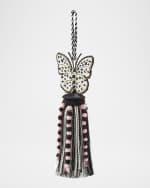 Image 2 of 2: MacKenzie-Childs Butterfly Beaded Tassel
