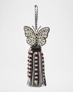 Image 1 of 2: MacKenzie-Childs Butterfly Beaded Tassel