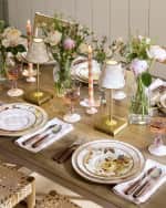 Image 2 of 5: MacKenzie-Childs Wild Rose White Salad Plate