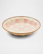 Image 1 of 3: MacKenzie-Childs Rosy Check Pie Plate