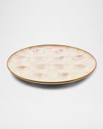 Image 2 of 2: MacKenzie-Childs Rosy Check Egg Plate
