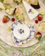 Image 4 of 4: MacKenzie-Childs Rosy Check Cheese Course