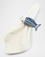 Image 2 of 3: MacKenzie-Childs Go Fish Napkin Rings, Set of 4