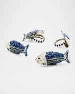 Image 1 of 3: MacKenzie-Childs Go Fish Napkin Rings, Set of 4