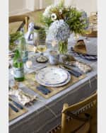 Image 2 of 4: MacKenzie-Childs Clear Check Napkin Ring Set of 4